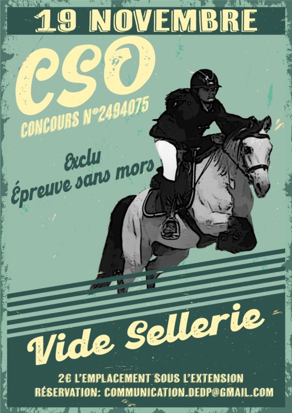 création flyer affiche cso cce équestre