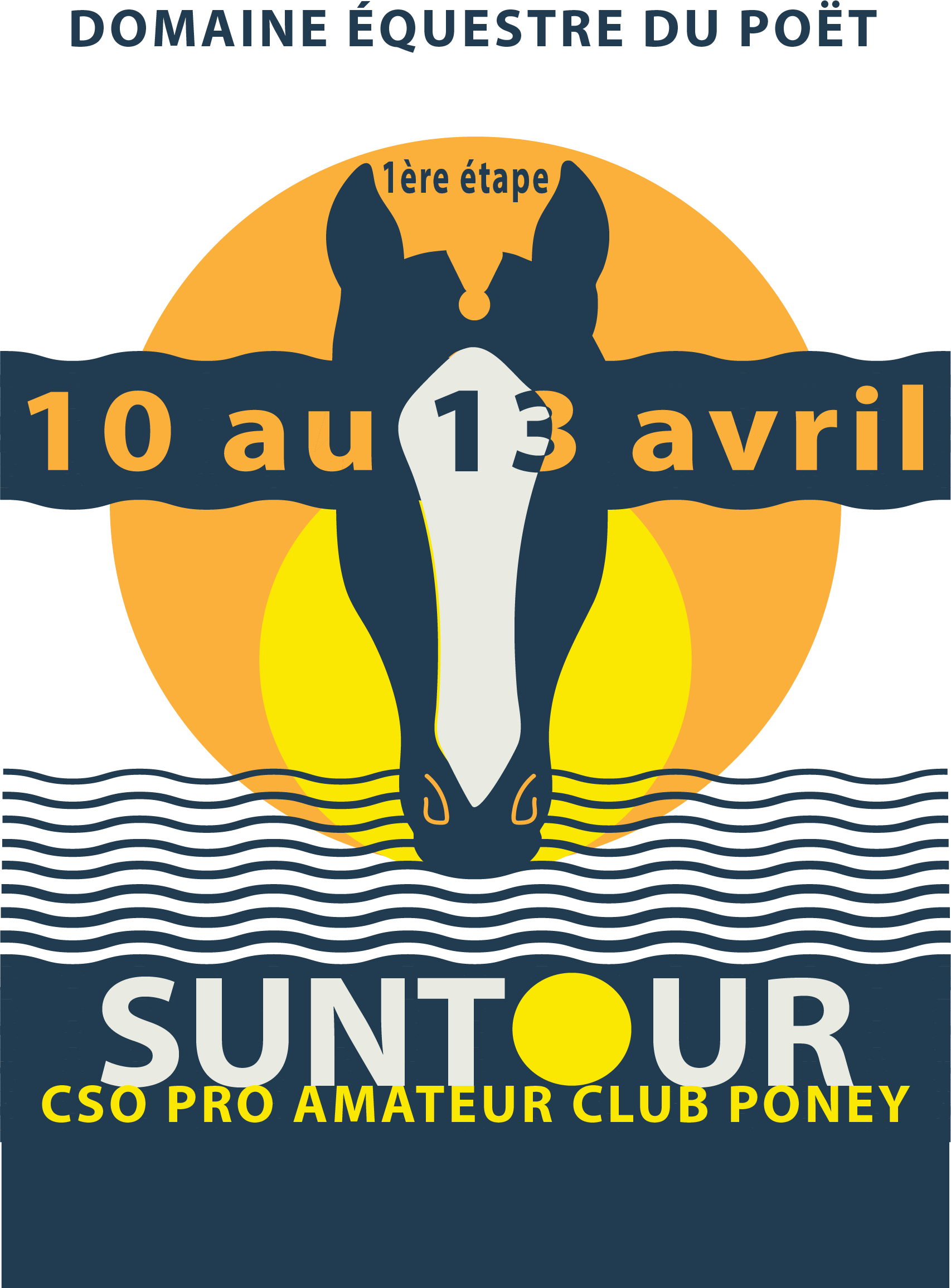 CSI marketing evenementiel affiche suntour cso amateur pro