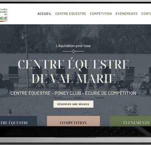 création de site web équestre clé en main