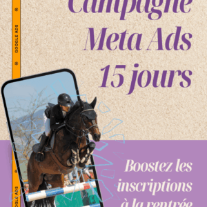 publicitaire budget poney club écuries inscriptions rentrées 2025