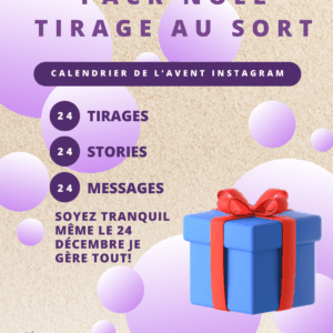 calendrier de l'avent sellerie instagram organisation