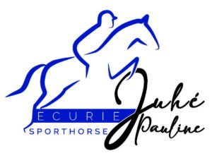 Logo Pauline JUHE cavalière Perpignan cavaliere pro communication digitale sponsoring