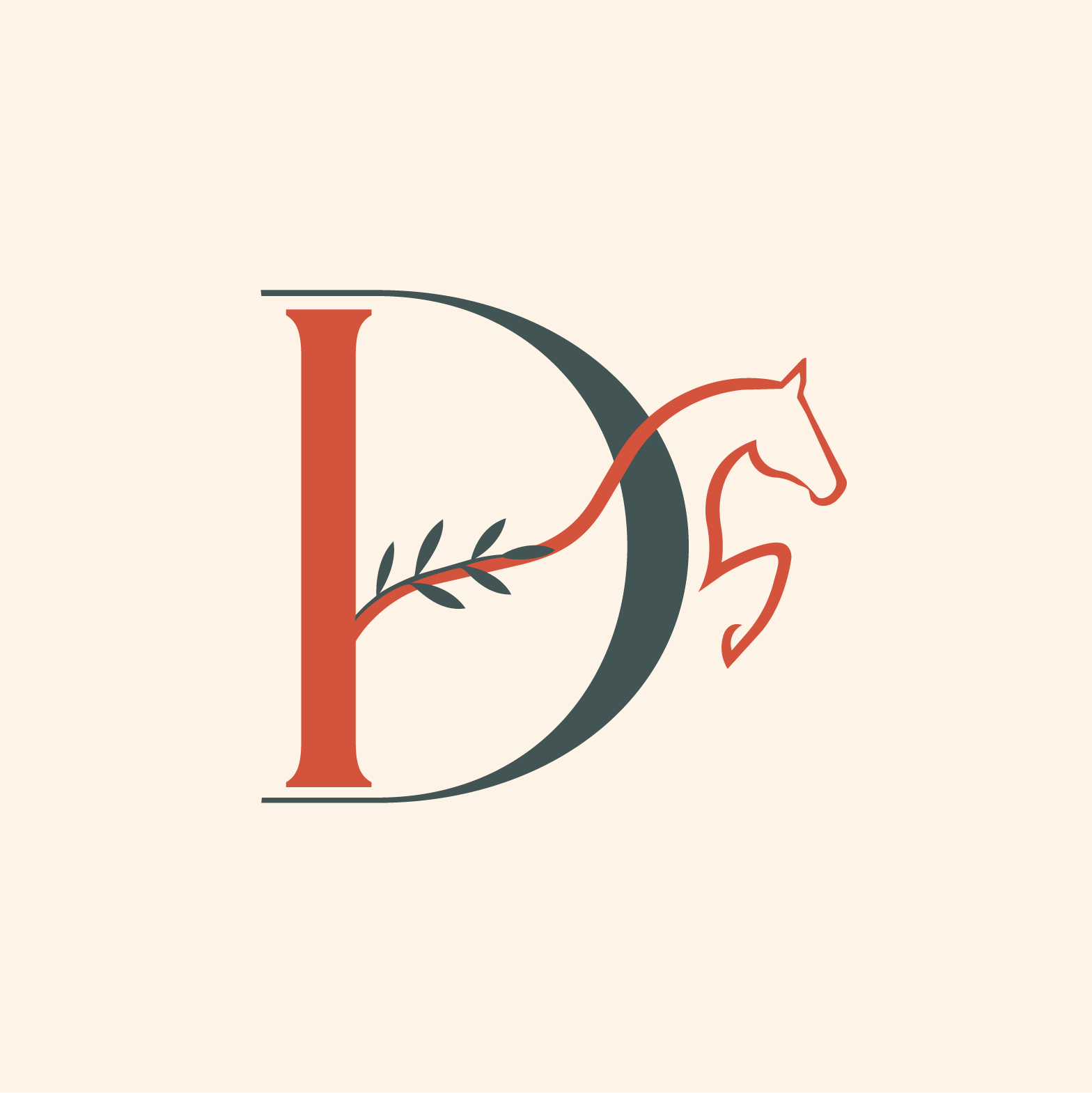 déclinaison de logo équestre